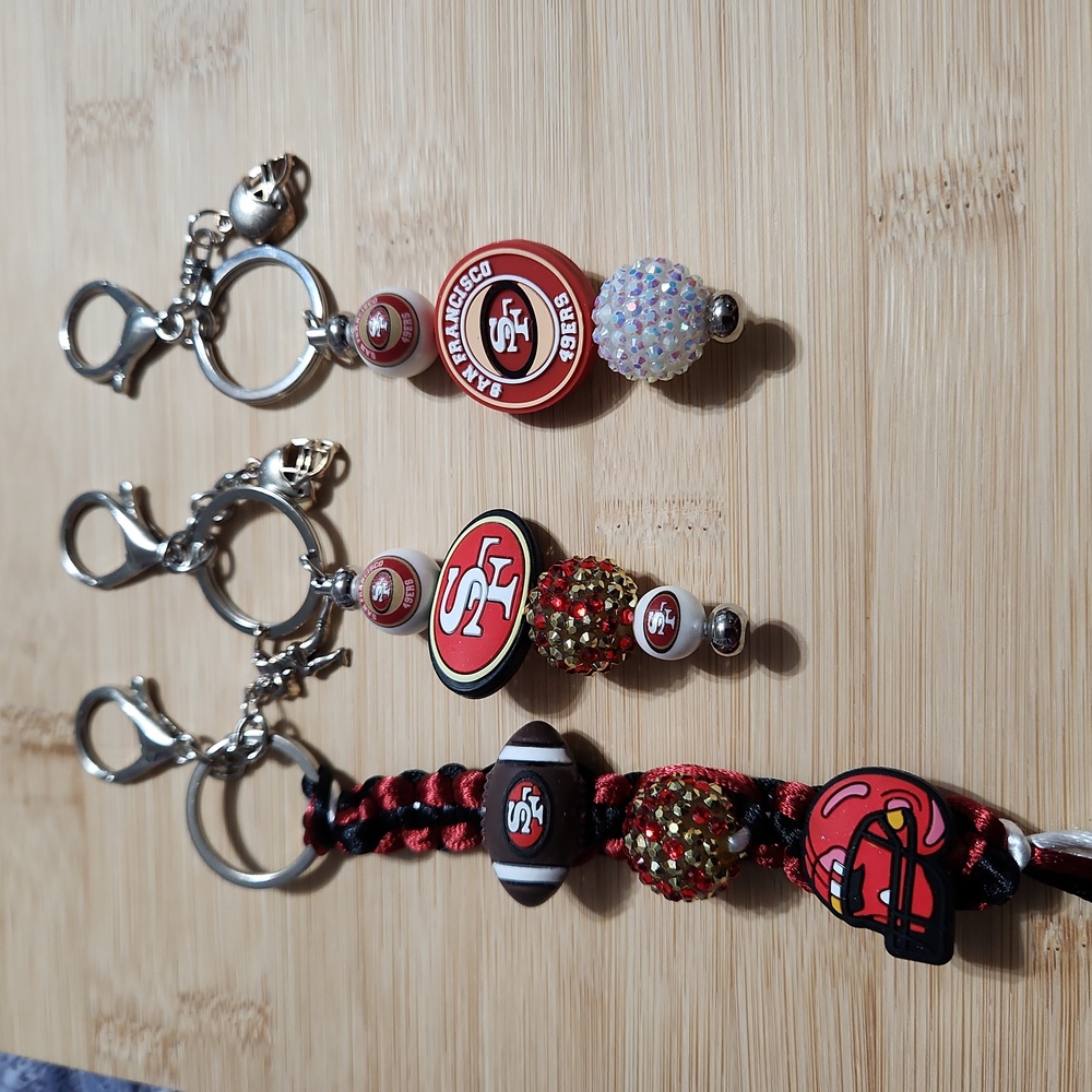 San Francisco 49ers Keychain Set